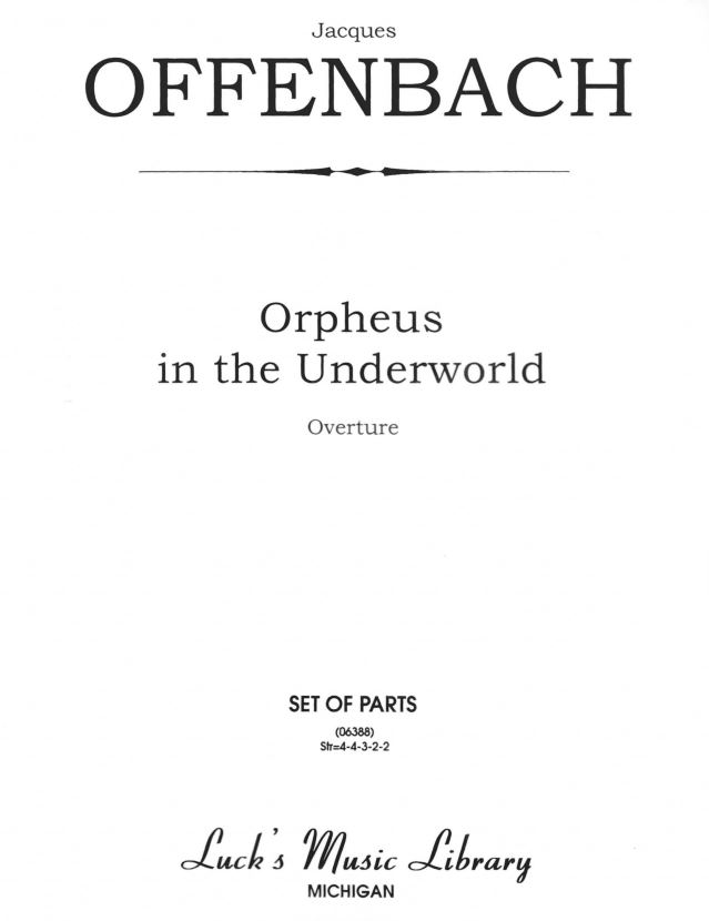 Orpheus in the underworld